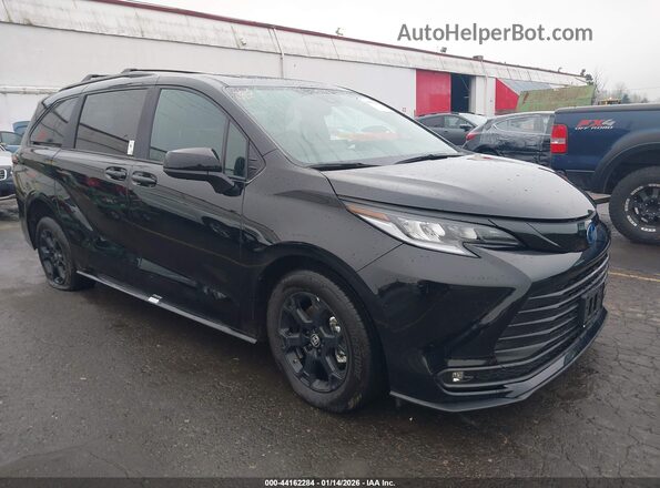 5TDCSKFC1SS163180 2025 TOYOTA SIENNA Черный Передняя правая четверть