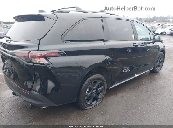 5TDCSKFC1SS163180 2025 TOYOTA SIENNA Черный Задняя правая четверть