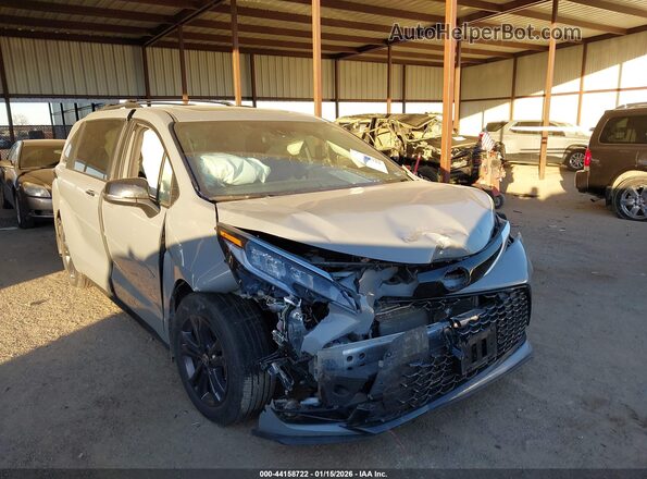5TDCSKFC2RS133227 2024 TOYOTA SIENNA Серый Передняя правая четверть
