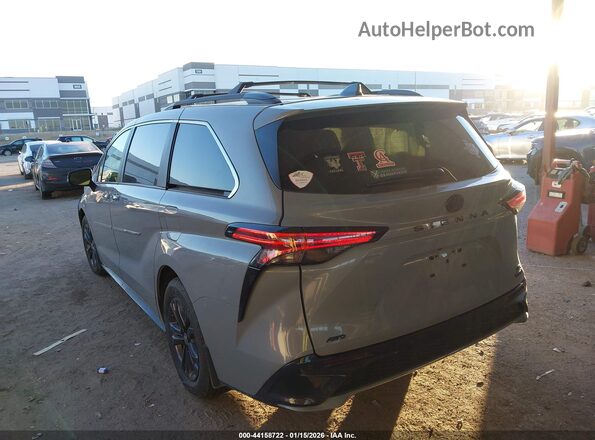 5TDCSKFC2RS133227 2024 TOYOTA SIENNA Серый Задняя левая четверть