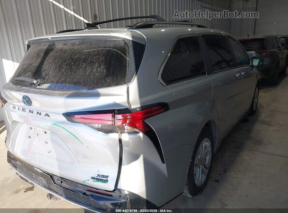5TDCSKFC4PS083444 2023 TOYOTA SIENNA Silver Задня права чверть
