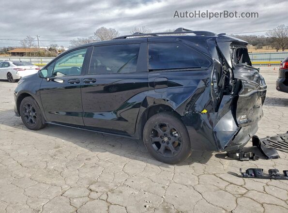 5TDCSKFC9SS180812 2025 TOYOTA SIENNA Black უკანა მარცხენა