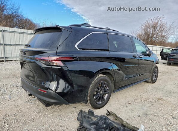 5TDCSKFCXRS117549 2024 TOYOTA SIENNA Black უკანა მარჯვენა