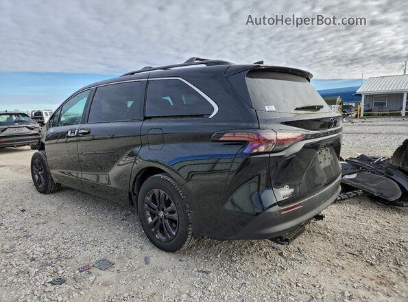 5TDCSKFCXRS117549 2024 TOYOTA SIENNA Black უკანა მარცხენა
