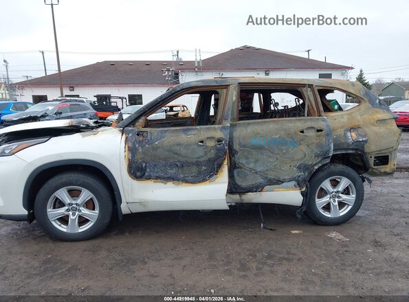 5TDCZRBH1LS518520 2020 TOYOTA HIGHLANDER Белый Вид задней части салона