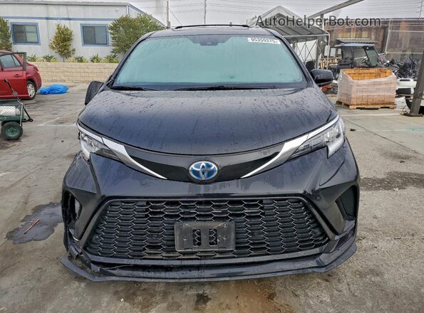 5TDDRKEC0MS002534 2021 TOYOTA SIENNA Черный Вид спереди
