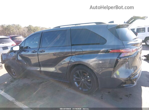 5TDDRKEC1SS285314 2025 TOYOTA SIENNA Серый Вид задней части салона
