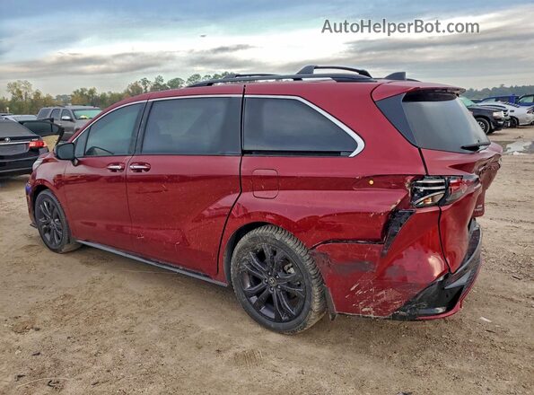 5TDDRKEC2NS119002 2022 TOYOTA SIENNA Красный Задняя левая четверть