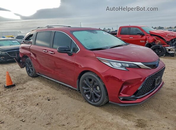 5TDDRKEC2NS119002 2022 TOYOTA SIENNA Красный Передняя правая четверть