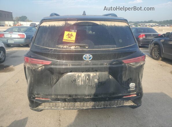 5TDDRKEC3MS001409 2021 TOYOTA SIENNA Black Widok z tyłu