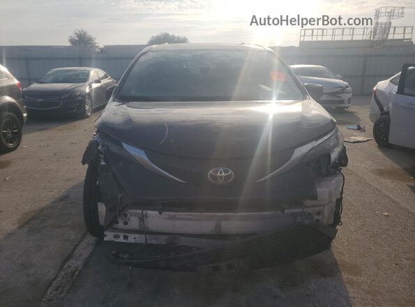5TDDRKEC3MS001409 2021 TOYOTA SIENNA Black Widok z przodu
