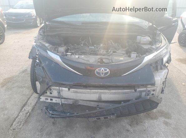 5TDDRKEC3MS001409 2021 TOYOTA SIENNA Black Widok komory silnika