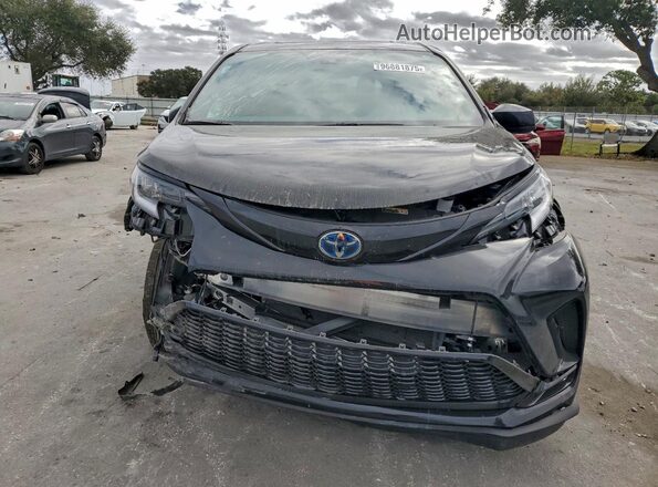 5TDDRKEC6SS231877 2025 TOYOTA SIENNA Black წინა ხედი