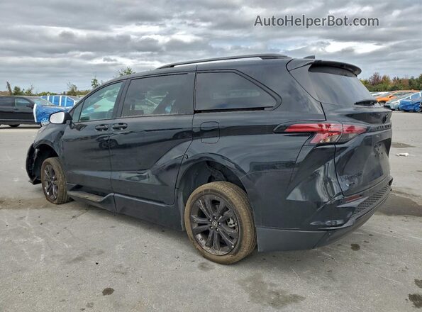 5TDDRKEC6SS231877 2025 TOYOTA SIENNA Black უკანა მარცხენა