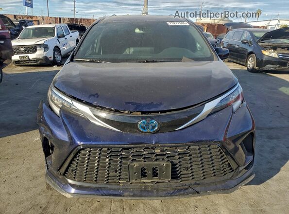 5TDDSKFC1MS023847 2021 TOYOTA SIENNA Синий Вид сзади