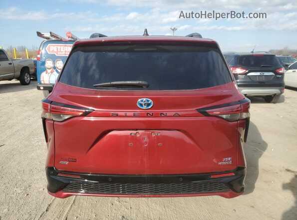 5TDDSKFC9MS006164 2021 TOYOTA SIENNA Красный Вид сзади