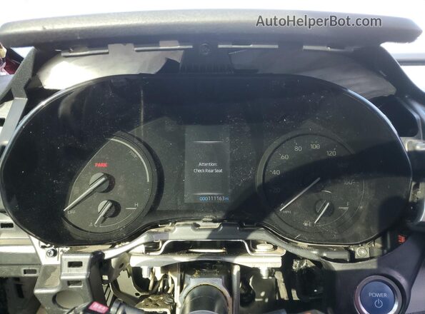 5TDDSKFC9MS006164 2021 TOYOTA SIENNA Красный Вид щитка приборов