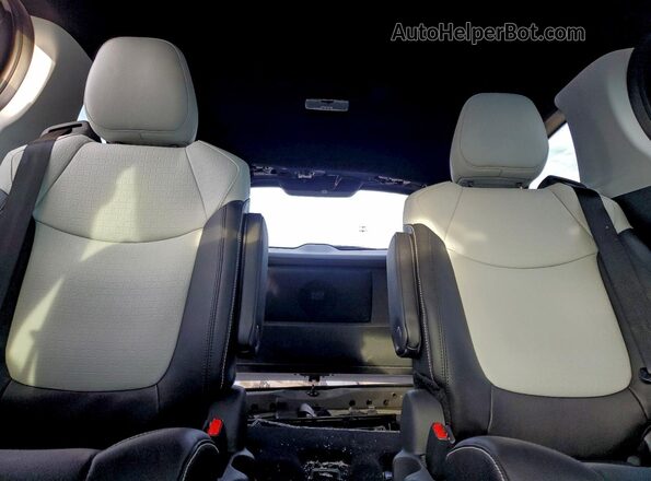 5TDDSKFCXSS157124 2025 TOYOTA SIENNA Gray Rear seats view