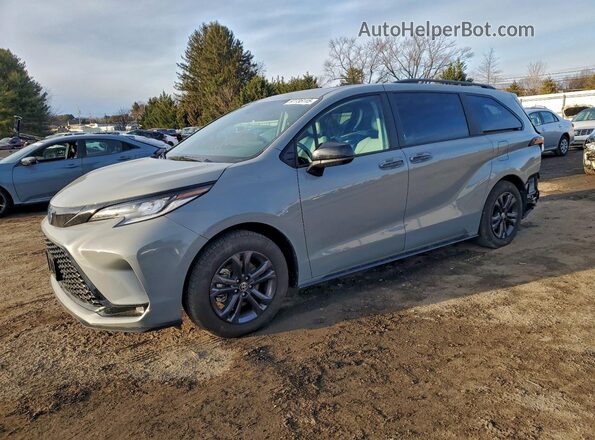 5TDDSKFCXSS157124 2025 TOYOTA SIENNA Gray Передня ліва чверть