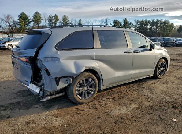 5TDDSKFCXSS157124 2025 TOYOTA SIENNA Gray Задня права чверть