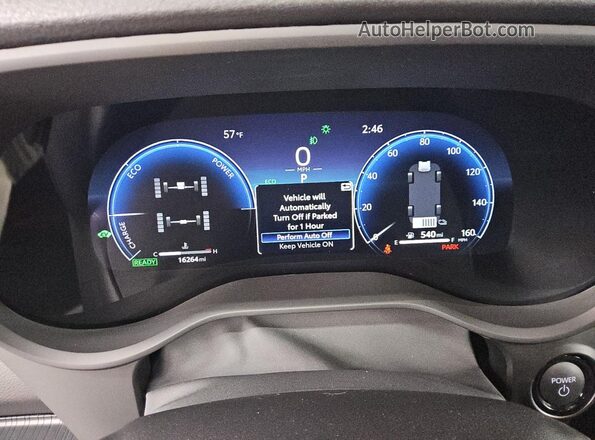 5TDDSKFCXSS157916 2025 TOYOTA SIENNA Black Widok zestawu wskaźników
