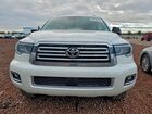 2018 Toyota Sequoia Platinum Белый vin: 5TDDW5G12JS156261