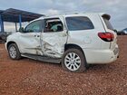 2018 Toyota Sequoia Platinum Белый vin: 5TDDW5G12JS156261