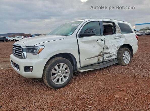 5TDDW5G12JS156261 2018 TOYOTA SEQUOIA Белый Передняя левая четверть