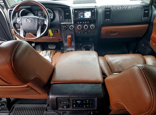 5TDDY5G11JS156262 2018 TOYOTA SEQUOIA Белый Вид панели приборов