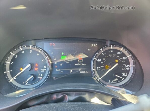 5TDDZRBH8MS122350 2021 TOYOTA LIMITED Gray Vista del cuadro de instrumentos