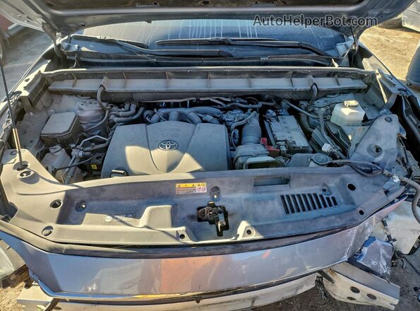 5TDDZRBH8MS122350 2021 TOYOTA LIMITED Gray Vista del compartimento del motor