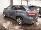 2018 Toyota Highlander Limited Blue vin: 5TDDZRFH2JS833192