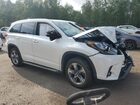 2019 Toyota Highlander Limited White vin: 5TDDZRFH6KS739186