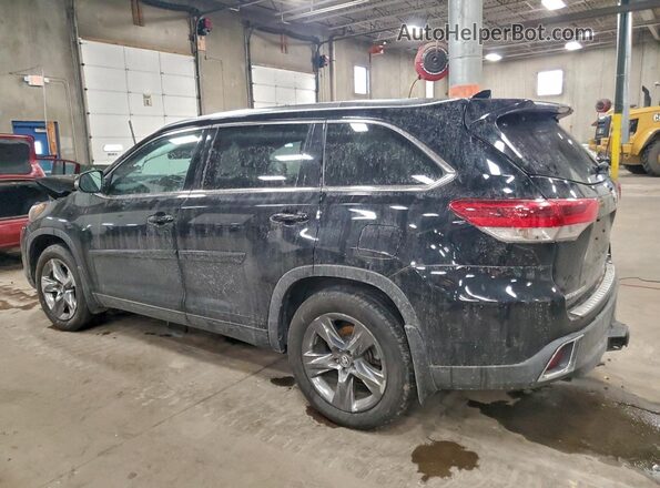 5TDDZRFH7JS883649 2018 TOYOTA LIMITED Черный Задняя левая четверть
