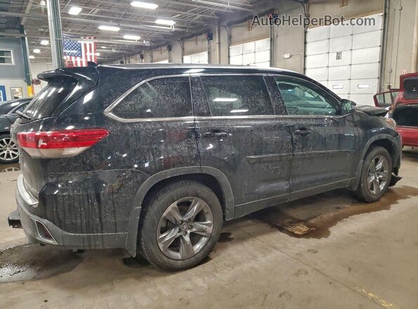 5TDDZRFH7JS883649 2018 TOYOTA LIMITED Черный Задняя правая четверть