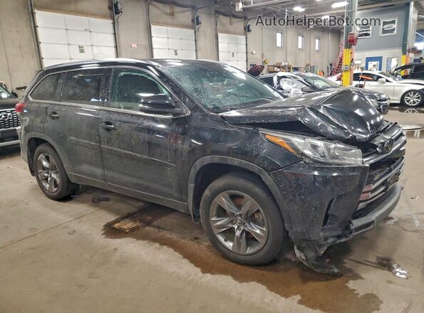 5TDDZRFH7JS883649 2018 TOYOTA LIMITED Черный Передняя правая четверть