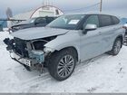 2020 Toyota Highlander Hybrid Platinum Серебряный vin: 5TDEBRCH7LS003369