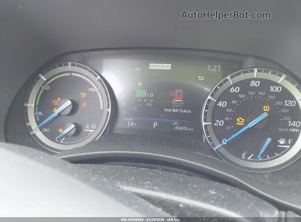 5TDEBRCH9LS011165 2020 TOYOTA HIGHLANDER HYBRID Gray Widok tylnych siedzeń