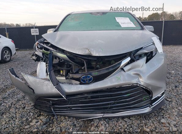 5TDERKEC0SS283560 2025 TOYOTA SIENNA Silver Widok zestawu wskaźników
