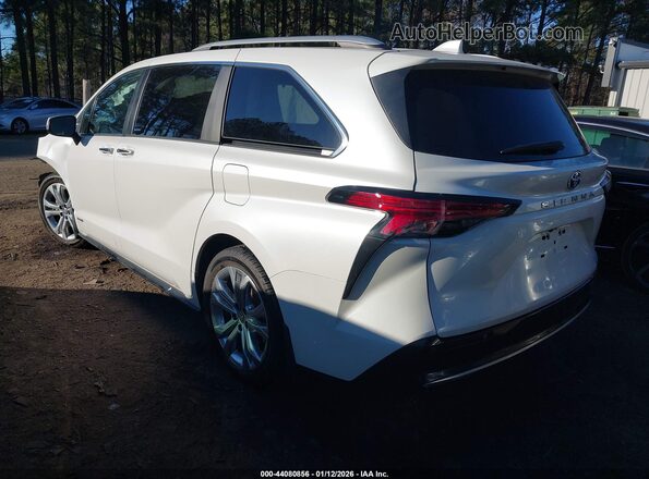 5TDERKEC8MS008585 2021 TOYOTA SIENNA White Tył lewy