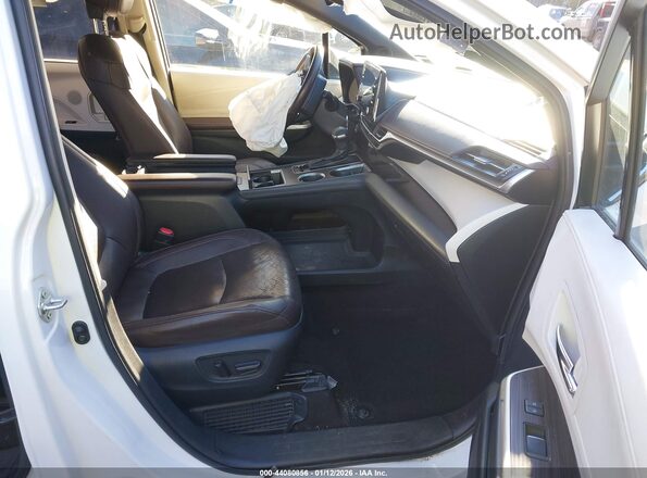 5TDERKEC8MS008585 2021 TOYOTA SIENNA White Widok wnętrza z przodu