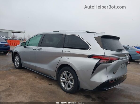 5TDESKFC7MS010282 2021 TOYOTA SIENNA Silver Rear left