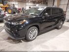 2021 Toyota Highlander Hybrid Platinum Черный vin: 5TDFARAH0MS004908