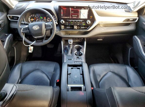 5TDFZRAH3MS073634 2021 TOYOTA HIGHLANDER Charcoal Vista del salpicadero