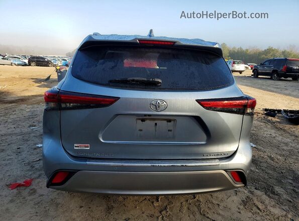 5TDFZRAH3MS073634 2021 TOYOTA HIGHLANDER Charcoal Vista trasera