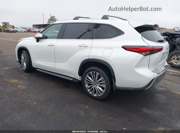 5TDFZRAH5NS130434 2022 TOYOTA HIGHLANDER Белый Задняя левая четверть