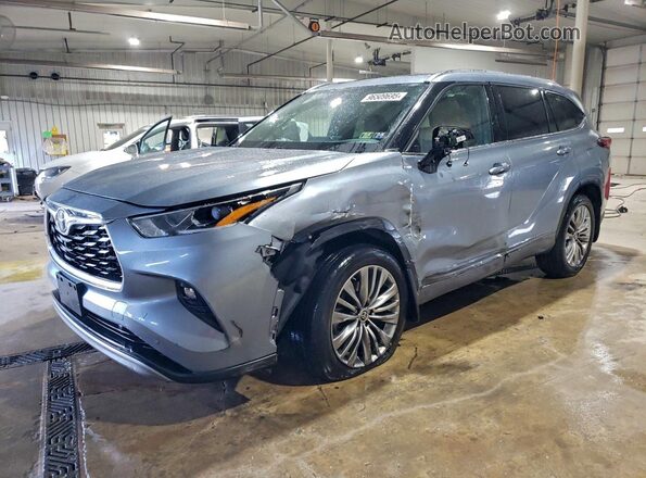 5TDFZRBH5NS181012 2022 TOYOTA HIGHLANDER Серебряный Передняя левая четверть