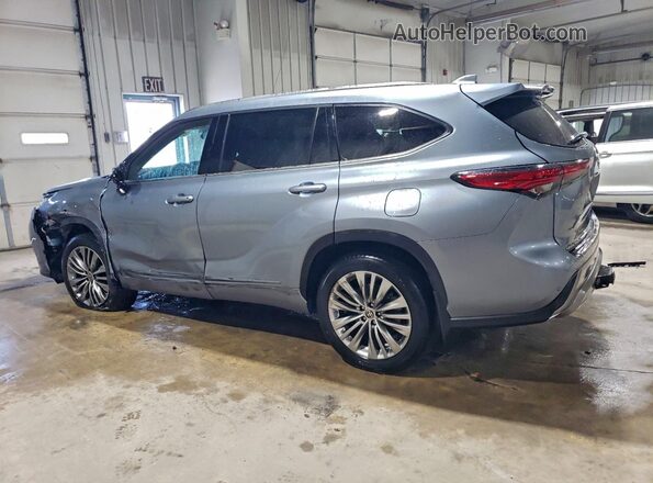 5TDFZRBH5NS181012 2022 TOYOTA HIGHLANDER Серебряный Задняя левая четверть