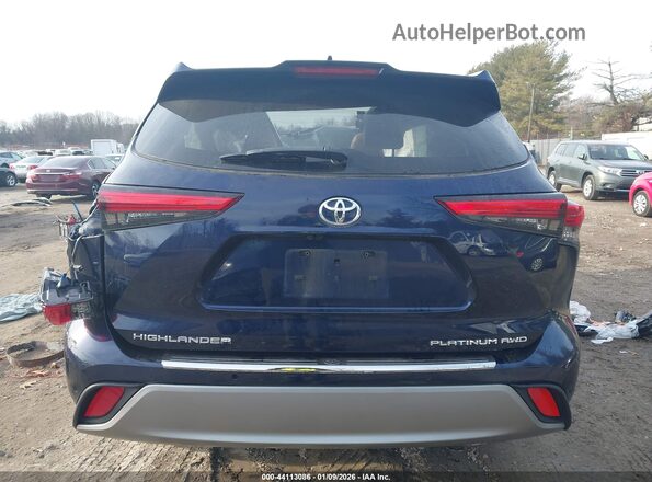 5TDFZRBH9MS126402 2021 TOYOTA HIGHLANDER Синий 