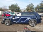 2021 Toyota Highlander Platinum Синий vin: 5TDFZRBH9MS126402